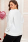 Beige Big Bow Accent Plus Size Drop Shoulder Sweatshirt