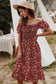 Bohemian Style Off Shoulder Dress