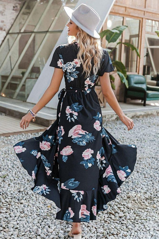 Boho Floral Maxi Dress