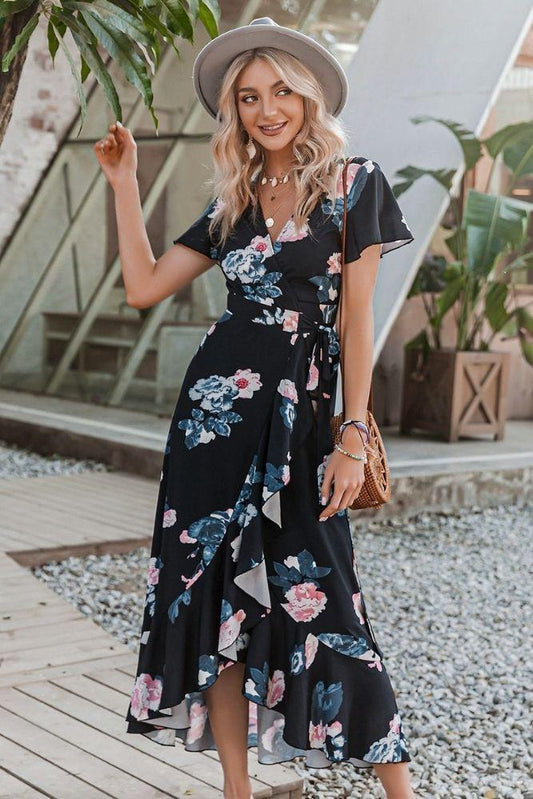 Boho Floral Maxi Dress