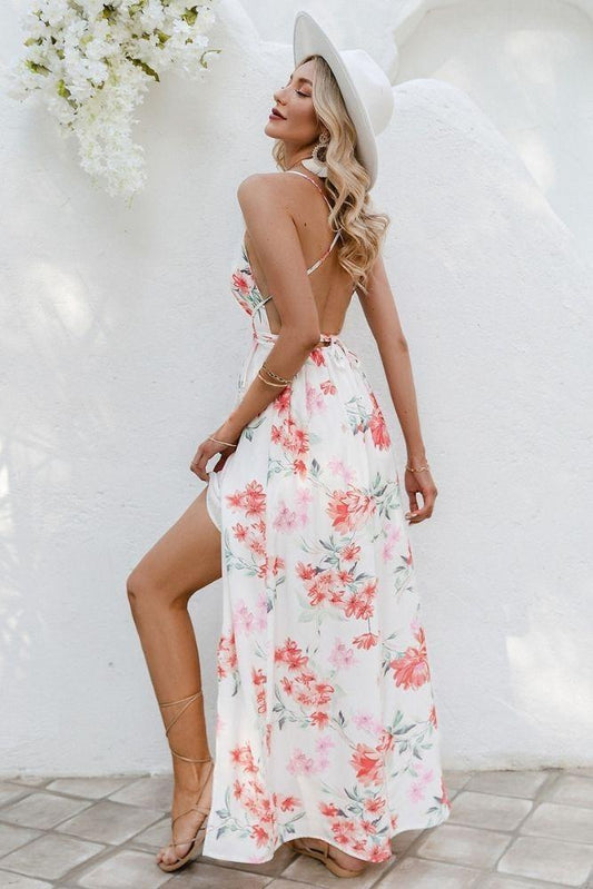 Halter Boho Maxi Dress